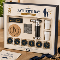Kit de fumage pour whisky personnalisé WS, avec torche, copeaux de bois et pierres à whisky, coffret cadeau, fournisseur en gros OEM, modèle WS-FW002