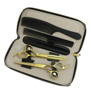 Kit de peluquero profesional de alta demanda, embalaje de logotipo personalizado, superventas, juego de peluquería con hoja recta de acero inoxidable - Product Image 3