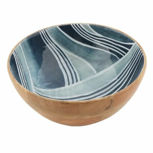 Cuenco para servir con estampado de madera de diseño moderno de calidad Superior y ensaladera Para Boda y Decoración de mesa personalizada - Product Image 3