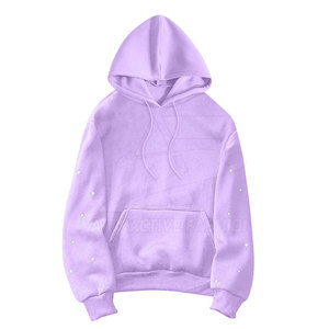 Sudaderas cómodas para mujer con pedrería, tela suave y detalles brillantes para armarios modernos e informales. - Product Image 3