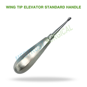 Elevador Dental Quirúrgico Estándar de 5.1mm con Punta de Ala 501 para Extracción de Dientes y Elevación de Raíces - Product Image 2