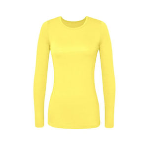 Chemise médicale à manches longues et col ras du cou extensible pour femmes, chemise médicale sous gommage pour femmes, infirmière personnalisée - Product Image 1