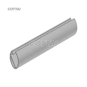 Roller blinds oval aluminium basebar