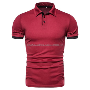 Respirant hommes Sport de plein air Polo décontracté à manches courtes Slim Fit Golf chemises de base coupe régulière Tennis Golf polos - Product Image 5