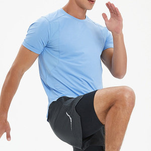 Diseño de logotipo Venta al por mayor Verano Hombres de manga corta Suelto Algodón Jersey Sólido en blanco Casual Hombres Camisetas - Product Image 4