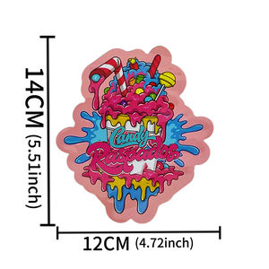 En Stock, Nuevo Producto, Bolsas y Cajas de Mylar Holográficas Impermeables con Patrón Rosa de 3.5g para Dulces y Alimentos - Product Image 5