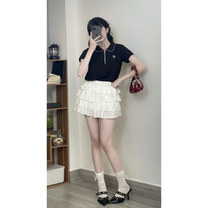 Camiseta de Mujer Más Vendida, Talla Grande, Corte Ajustado, Cuello en V, con Botones, Cintura Alta, para Todas las Temporadas, 65% Algodón/35% Poliéster, Calidad Premium, Vietnam - Product Image 6