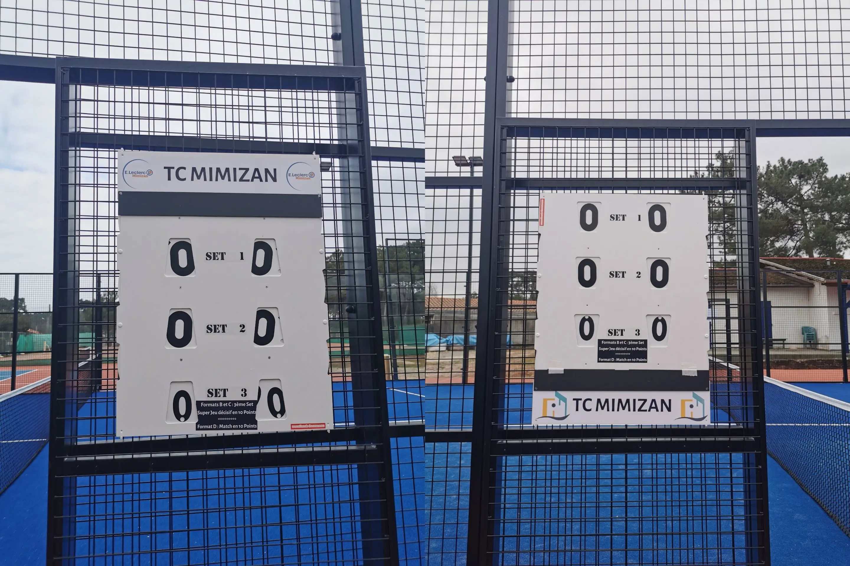 Tabellone segnapunti manuale 60x80 cm per Padel Tennis basket pallamano indeperibile per tutte le stagioni all'aperto o al coperto