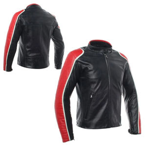 Veste de moto en cuir respirante, imperméable et coupe-vent pour homme, nouvelle collection automne-hiver, manches longues, service OEM - Product Image 5