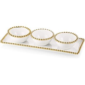 New Arrival Charger Home Decor Products Indian Handcraft Art Collectable New Designer Luxury <b>Glass</b> <b>Bowl</b> & Tray - Product Image 5