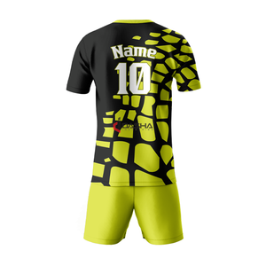 Conjunto de camiseta de fútbol de poliéster transpirable para hombre, diseño personalizado, sublimación, uniforme deportivo, venta al por mayor de fábrica para jugadores de fútbol - Product Image 2