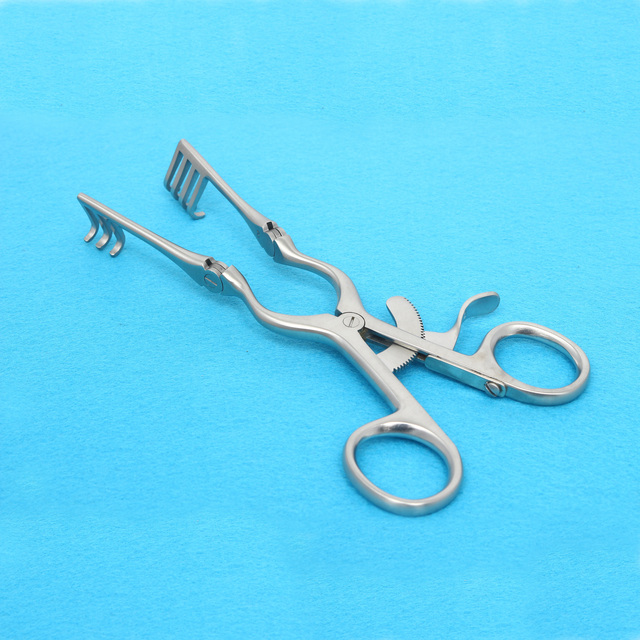 Adson-Baby 140mm Retractors High Grade Stainless Steel Surgical Instruments, Available with either sharp or blunt blades