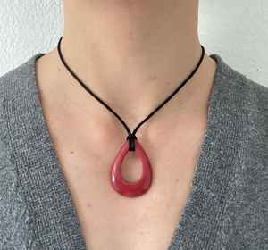 Collar de Cuentas de Resina Hecho a Mano para Mujeres y Niñas, Joyería de Moda de Estilo Vintage con Elegantes Colgantes para Fiestas de Novia - Product Image 4