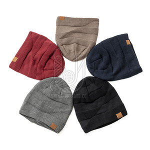 Comfortable High Manufacture Custom Design Jacquard Cotton/Wool Unisex Adjustable <b>Light</b> Weight <b>Beanie</b> <b>Hats</b> Low Price - Product Image 5