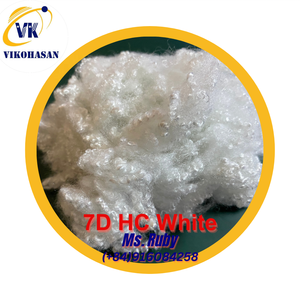 Prix usine 7D HC blanc GRS fibre de Polyester recyclé agrafe creux conjugué jouet oreiller veste coussin remplissage Vikohasan - Product Image 5