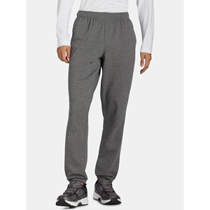 Pantalon de jogging gris en polaire pour hommes Streetwear Impression de logo personnalisé Pantalon de survêtement unisexe en coton vierge 330gsm Pantalon droit pour hommes - Product Image 1