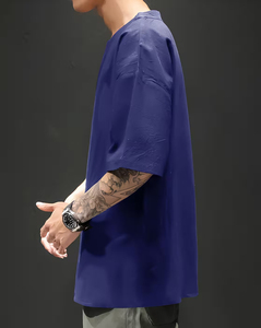 Nueva Camiseta de Alta Calidad Ecológica 100% Algodón/Poliéster Cómoda para Hombre Corte Regular Cuello Redondo Estilo Hip Hop Urbano - Product Image 5