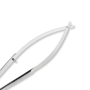 Porte-aiguilles Castroviejo droit à verrouillage, manche rond, instruments médicaux dentaires de haute qualité, porte-aiguilles micro Castroviejo - Product Image 2