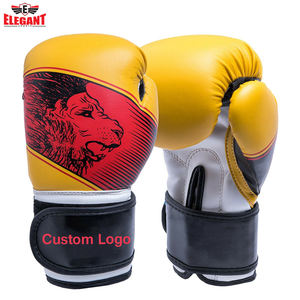 Gants de boxe professionnels en cuir véritable, entraînement de combat Muay Thai MMA, gants de boxe par sport élégant - Product Image 6