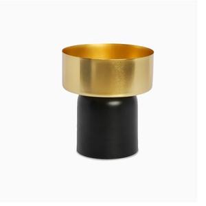 Vase ou jardinière en sculpture unique au design élégant avec couleur chromée de qualité supérieure avec les tailles de 16x11x10 pouces - Product Image 6