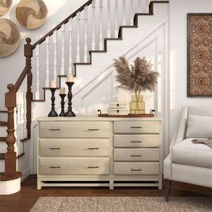 Bandeja Ovalada Grande de Madera Marrón al por Mayor con Asas Metálicas de Estilo Vintage, 29 x 19 x 4 Pulgadas, para Uso Doméstico, Materiales de Vidrio y Acero de Calidad - Product Image 6