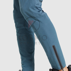 Ropa de gimnasio de alta calidad en blanco para hombre, pantalones de chándal atléticos para correr, pantalones de chándal con múltiples bolsillos para culturismo activo - Product Image 5