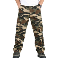 Nouveau coton Camouflage hommes Cargo pantalon automne doux respirant armée mâle survêtement pantalon par NEEDS OUTDOOR