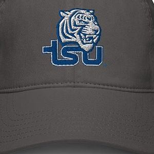 Gorra étnica deportiva de 5 paneles de terciopelo bordado de tigre TSU ajustable personalizada para la cabeza oficial de la Universidad Estatal de Tennessee - Product Image 3