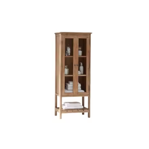 Gabinete de sala de estar con vidrio transparente Diseños contemporáneos modernos a precio al por mayor Hecho a mano Originalmente Indonesia - Product Image 5