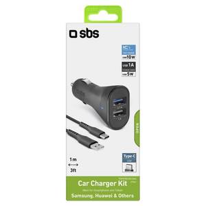 TEKITCRC2U21AUL Cargador de Coche USB Tipo-A de 12W Negro, Kit de Adaptadores de Viaje y Accendisigari para una Carga Conveniente en el Coche - Product Image 2