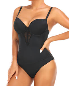 Body Moldeador de Cuerpo Completo sin Costuras para Mujer, Control de Abdomen Medio, Tejido Jersey Transpirable, Logotipo Multiposición, Envío EMS - Product Image 4