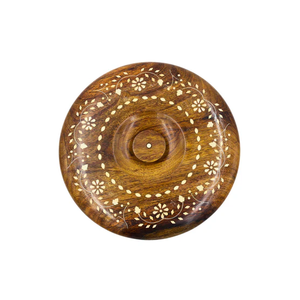 Handicraft Wooden Masala <b>Box</b> Round <b>Spice</b> <b>Box</b> For Kitchen With Lid Decorative Handmade roti <b>box</b> Organizer Brown - Product Image 4