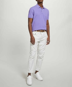 เสื้อยืดกอล์ฟผู้ชายไซส์ใหญ่ ปี 2025 กำลังเป็นที่นิยม ผ้าแคนวาสถัก พิมพ์ลายปักโลโก้ กันยับ สไตล์โกธิค ขายส่ง - Product Image 1