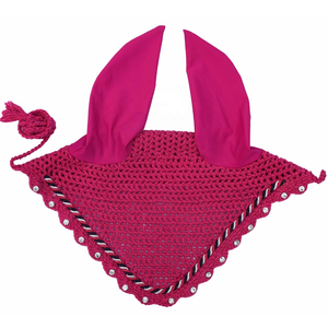 Top Quality Horse Ear <b>Bonnet</b>, Crochet Fly Veil Silent Ear Net Crochet <b>Bonnet</b> with Neoprene Ear Covers, Colorful Horse Ear <b>Bonnet</b> - Product Image 3
