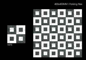 Baldosas de Porcelana para Exteriores 40x40 cm 400x400 mm 16x16 Pulgadas Acabado Mate Resistentes para Estacionamiento, Entrada de Vehículos y Jardín - Product Image 3