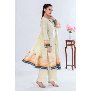 Ensemble de costume jacquard blanc cassé non cousu pour femmes, tenue élégante 3 pièces - Product Image 6