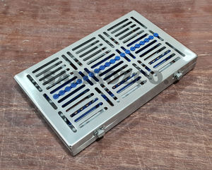 Cassette de Esterilización Dental para 20 Piezas, Bandeja de Acero Inoxidable Desmontable para Autoclave - Product Image 4