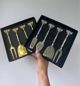 Ensemble de fromage et couteaux en laiton de fournisseur en gros écologique pour restaurant et hôtel Ensemble de fromage en laiton - Product Image 5