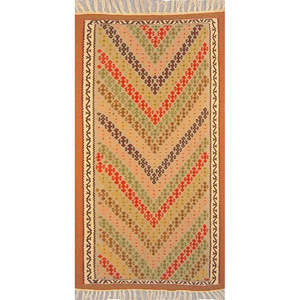 Alfombra persa Ardabil única en su tipo de 6'5 x 3'5 - Product Image 1