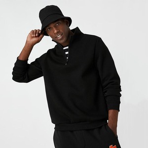 Tops de sport à manches longues à fermeture éclair quart pour homme, à séchage rapide, de marque OEM - Product Image 6