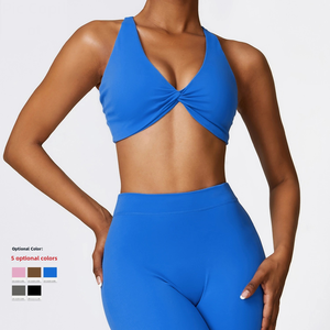 QUICK DRY Nueva llegada Venta caliente Ejercicio Transpirable Fitness Top Seamless Gym Cross Back Sports Yoga Sports Bra - Product Image 1
