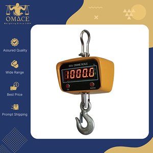 เครื่องชั่งเครน OCS ผลิตในอินเดีย คุณภาพเชื่อถือได้ ผลิตจากอะลูมิเนียมอัลลอย/เหล็ก ทนทาน พร้อมจอ LED แสดงผล รับน้ำหนักได้ 2 ตัน รับประกัน 1 ปี - Product Image 3