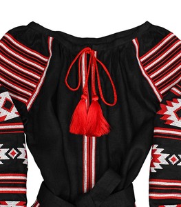 Eye Catching Bohemian Summer <b>Wedding</b> <b>Dress</b> For Women Embroidered Full Sleeve Ukrainian <b>Dresses</b> - Product Image 2