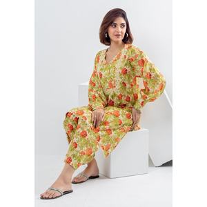 Ensemble de 2 pièces non cousues en tissu imprimé pour femmes, modèle TLP-52003 - Product Image 1