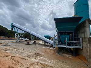 Petite centrale à béton mobile 45 m3/h (centrale à béton entièrement automatique et portable) - Product Image 5