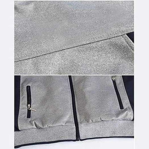 Chándal de alta calidad para hombre, ropa para correr, conjunto de Sudadera con capucha y cremallera, chándal cortavientos impermeable con bordado de logotipo personalizado - Product Image 2