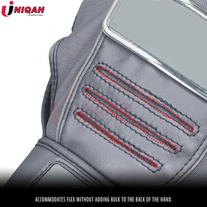 UNIQAH INTERNATIONAL Gants de frappe professionnels confortables en cuir de chèvre numérique Baseball Softball Long Cuff Design - Product Image 3