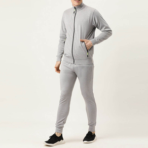 Survêtement de sport personnalisé pour hommes, sweat à capuche zippé, grande taille, coupe régulière, vente en gros, nouveauté 2024 - Product Image 4