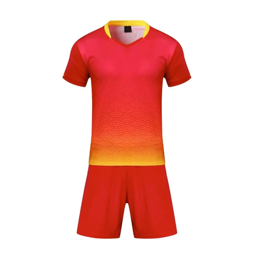 Yeni varış nefes takım giymek erkekler futbol forması fabrika yapılan özel boyut futbol takımı üniforma Online satış için