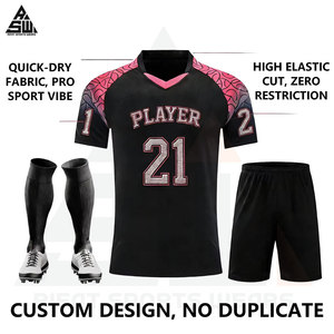 Proveedor de Uniformes de Fútbol Sublimados Unisex, Impresos, Transpirables, Ligeros, de Secado Rápido, Servicio OEM de Verano, Personalizados 100% - Product Image 2
